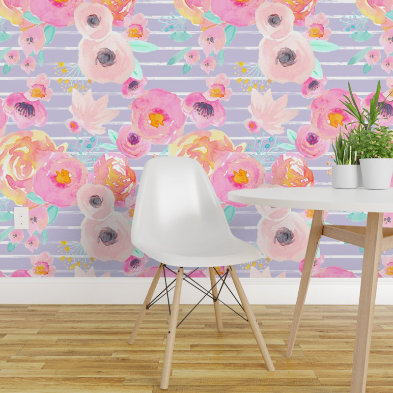 Spoonflower SAMPLE Peel and Stick Wallpaper Panel Wayfair